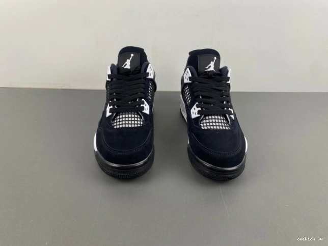 Chep Onekick Jordan Air 4 Retro Thunder FQ8213-001 White 0817